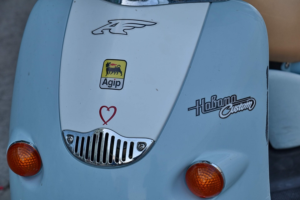 Italy moped motorcycle