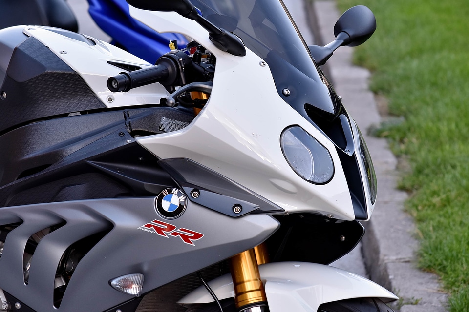 Modern motorcycle steering wheel