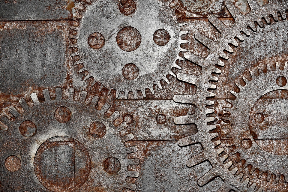 Industry machinery iron