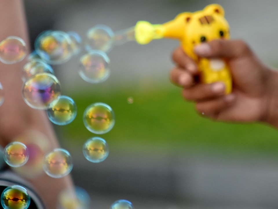 Bubble hand soap photo