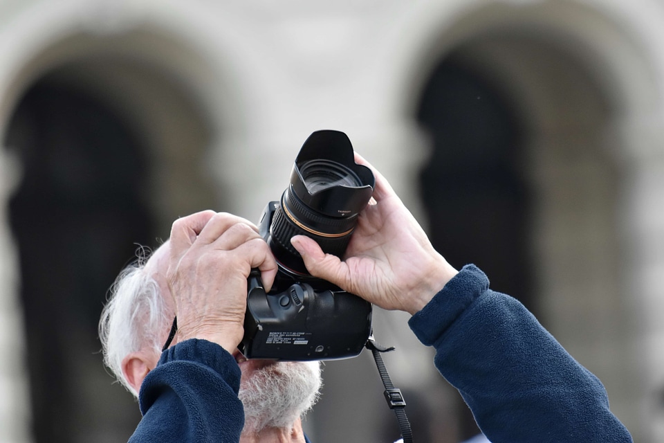 Camera paparazzi photographer