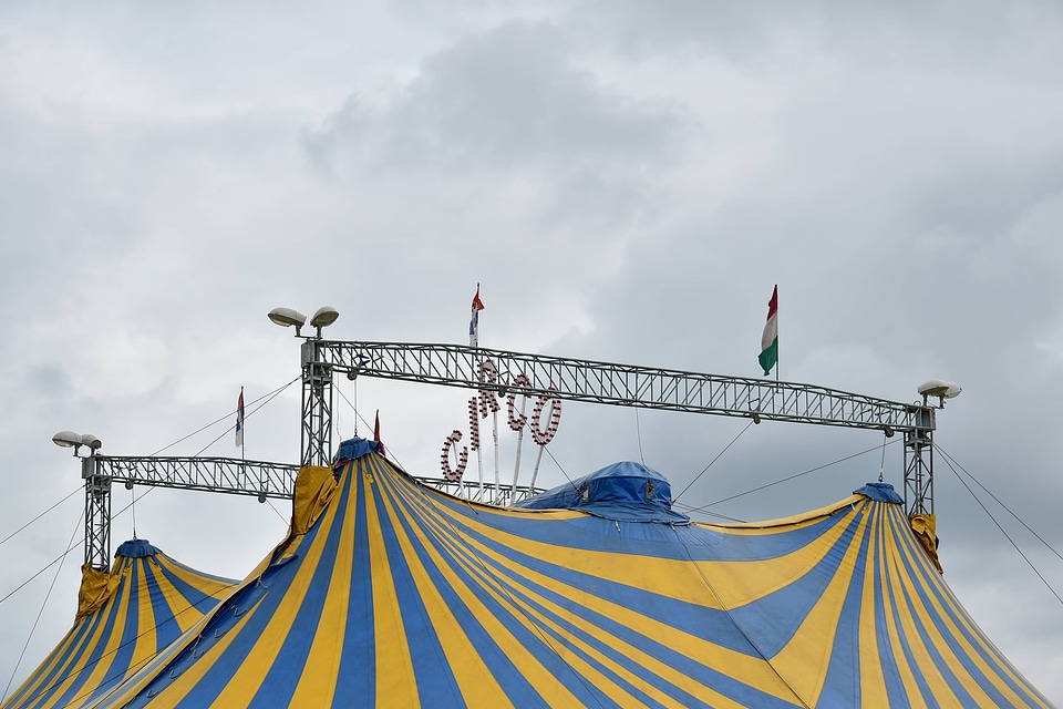 Tent circus festival