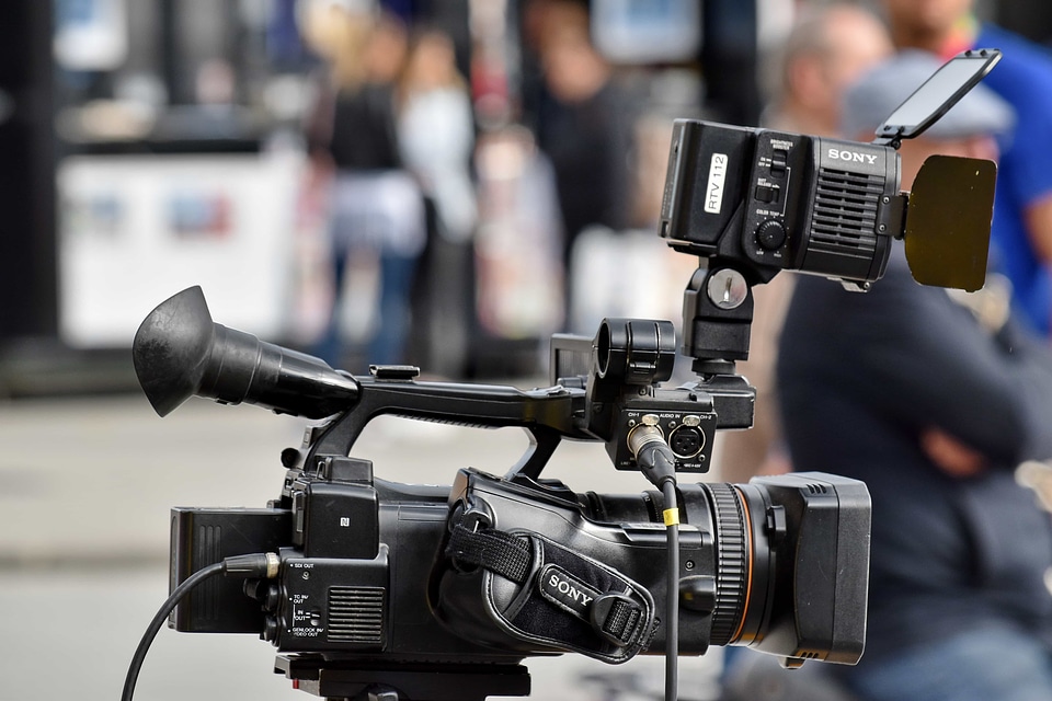 Television television news video recording