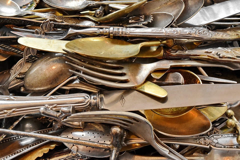 Fork silver silverware