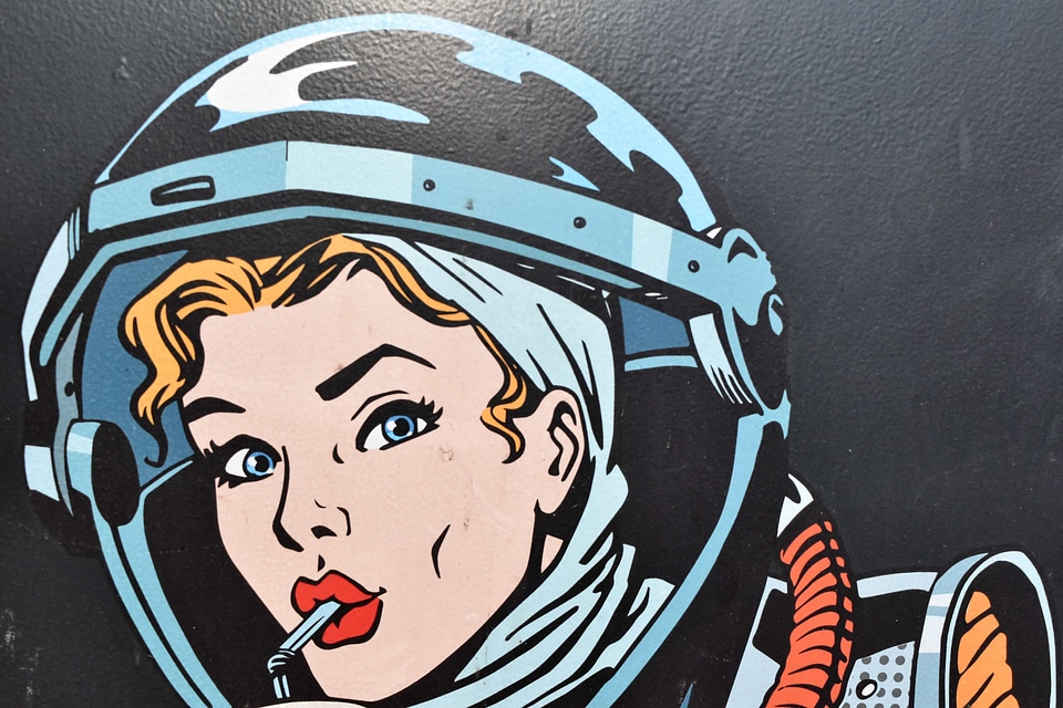 Helmet portrait art