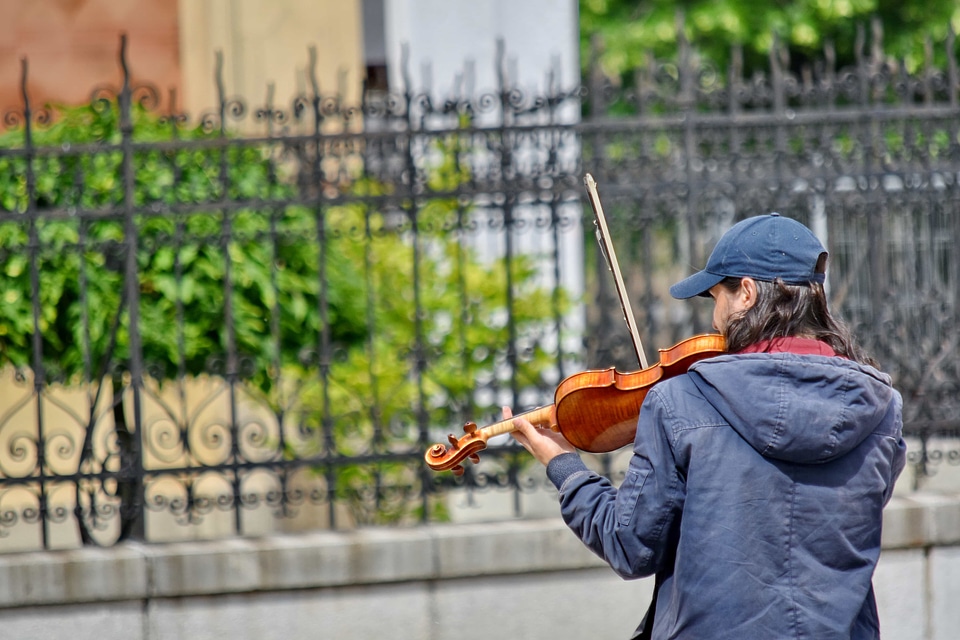 Artist musician street