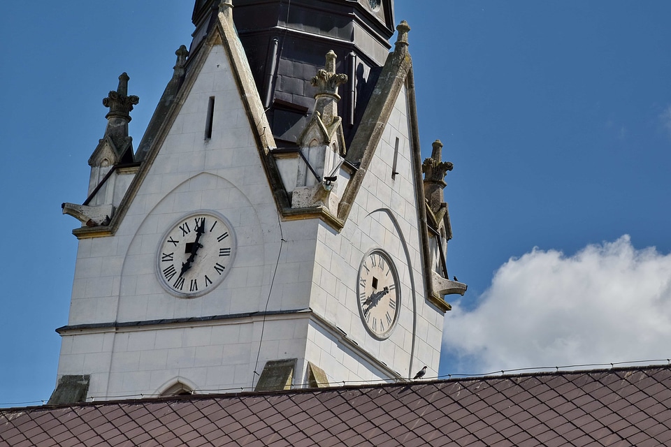 Catholic church tower gothic