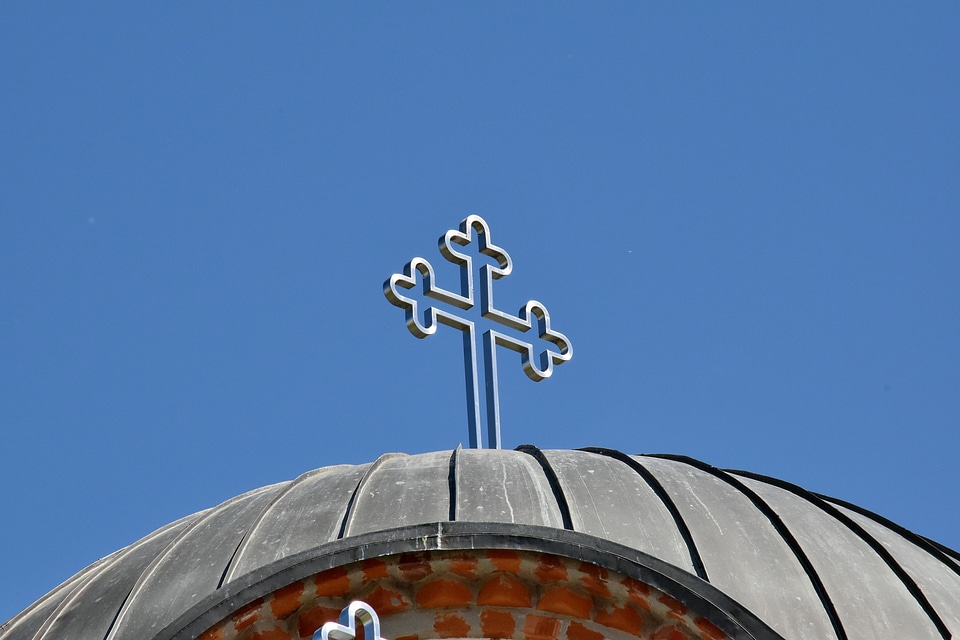 Blue Sky cross dome