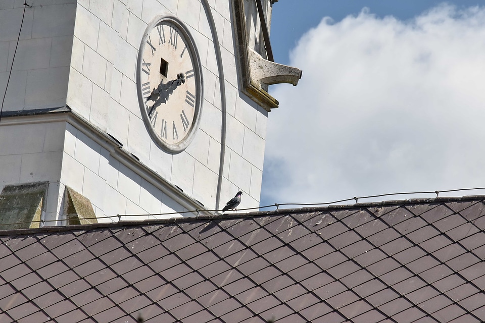 Analog Clock church tower architecture photo