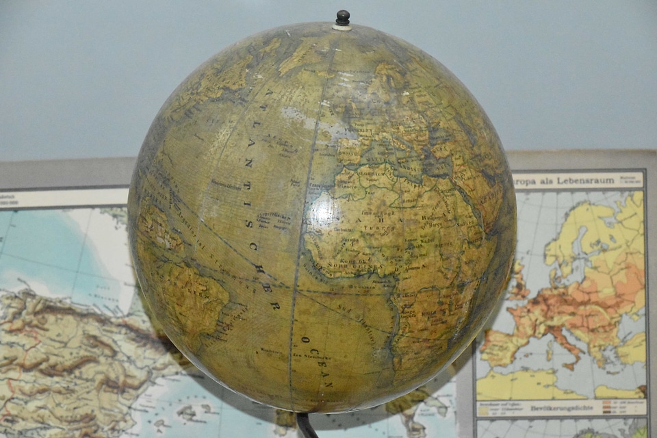 Detail map geography