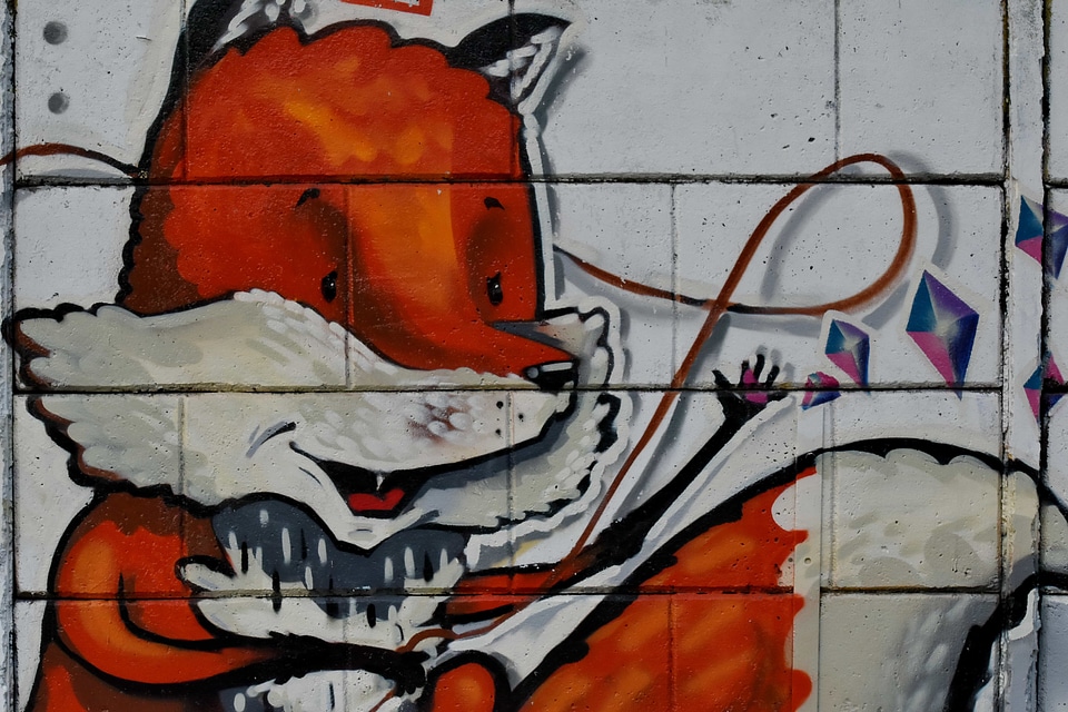 Airbrush decoration graffiti