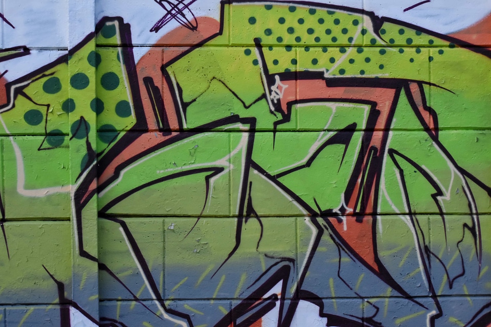 Greenish Yellow signature vandalism