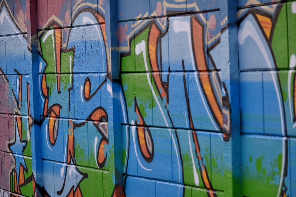 Decoration vandalism wall