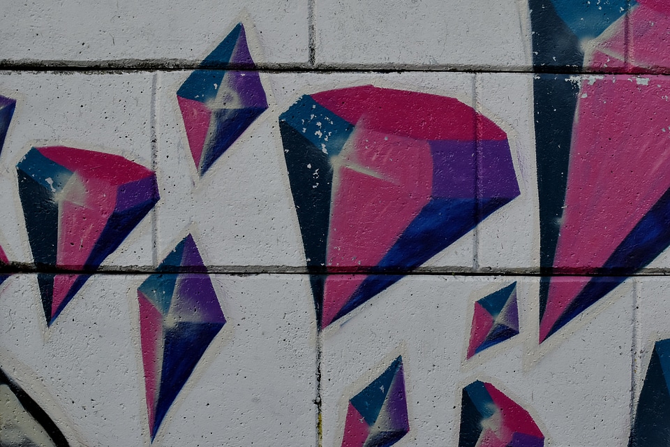 Art diamond wall
