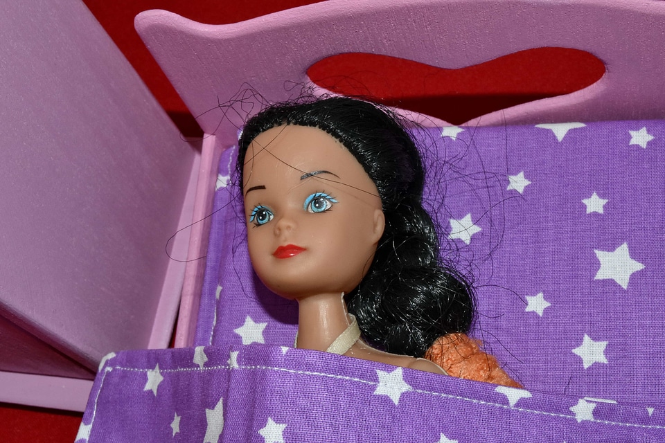 Bedroom doll pinkish