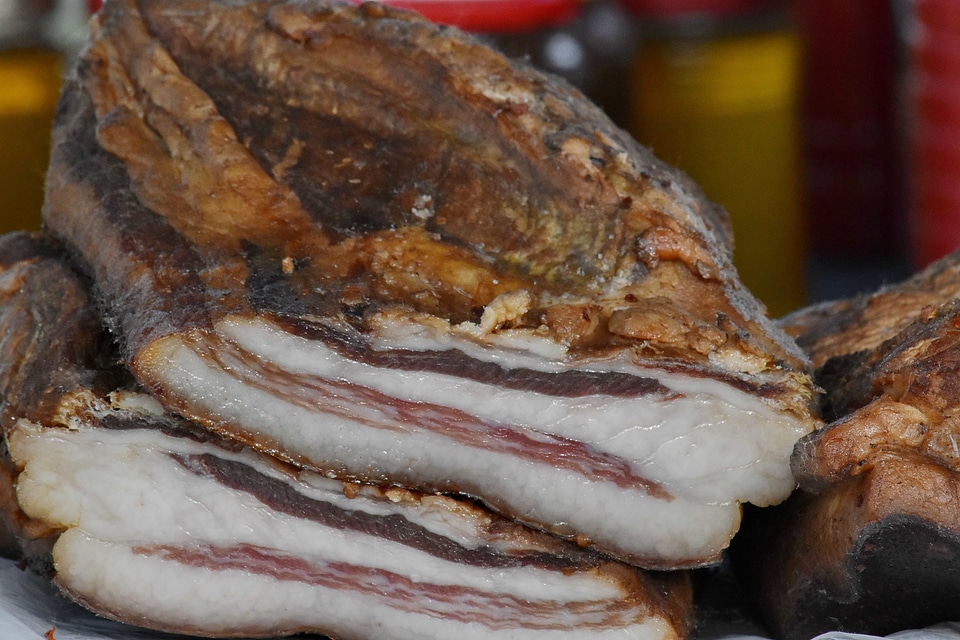 Bacon cholesterol food