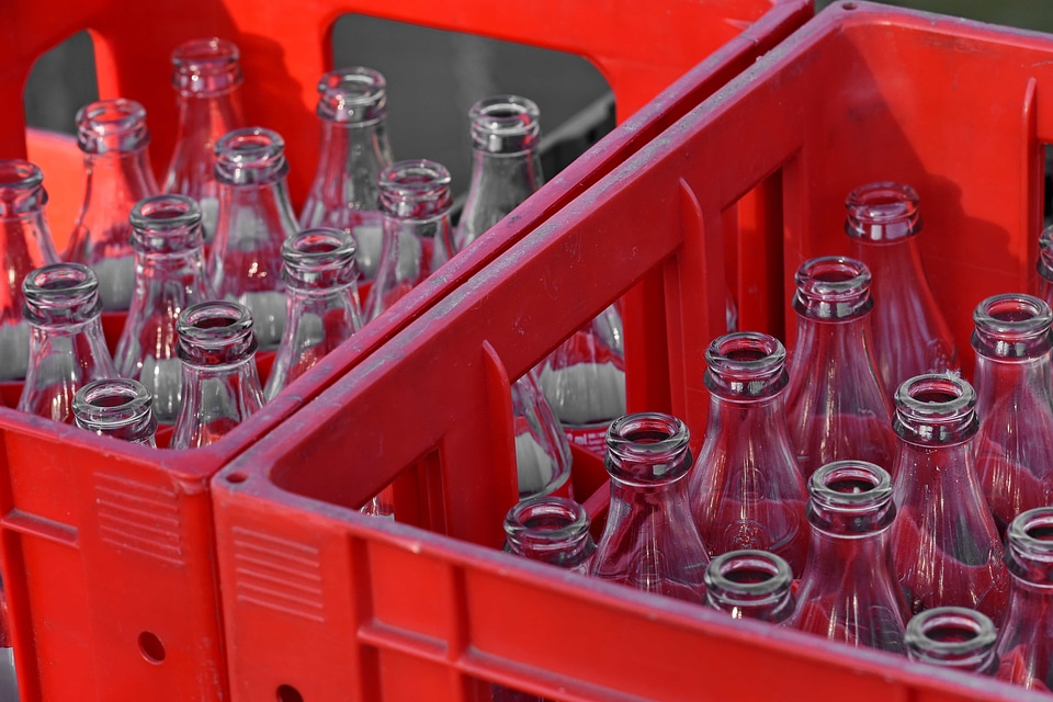 Bottle glass container