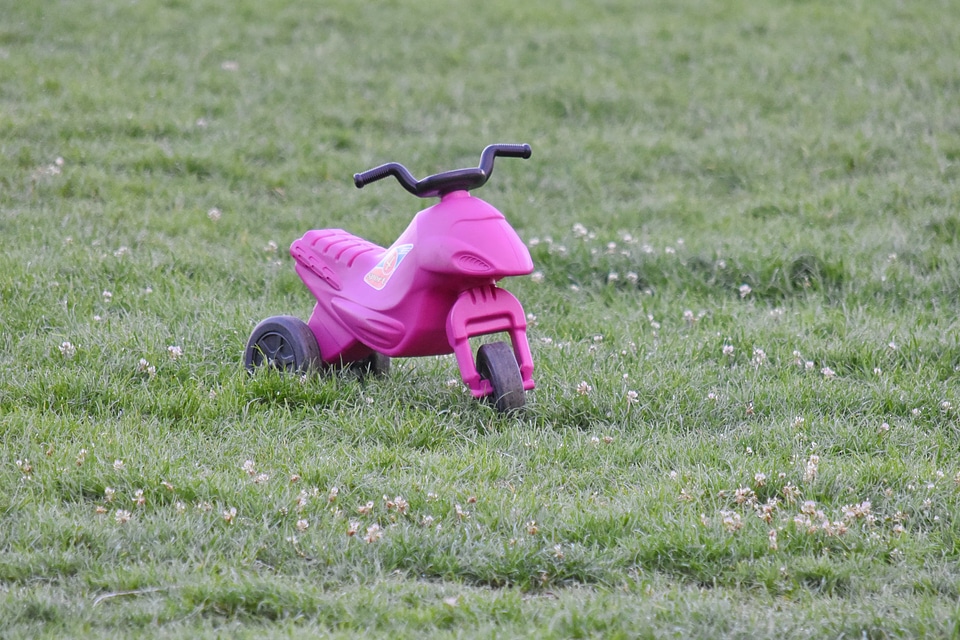 Toy tricycle conveyance