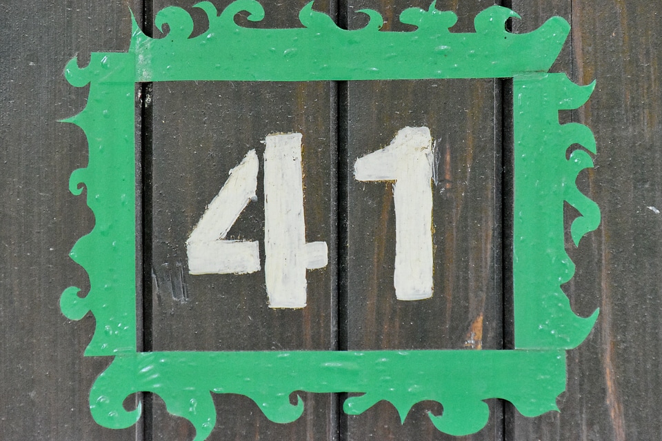 Number sign typography