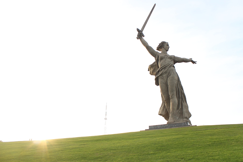 Mother motherland grass sun