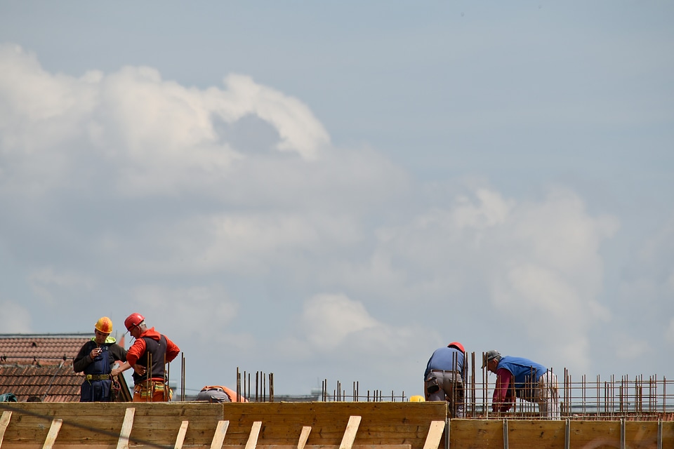 Construction construction worker working