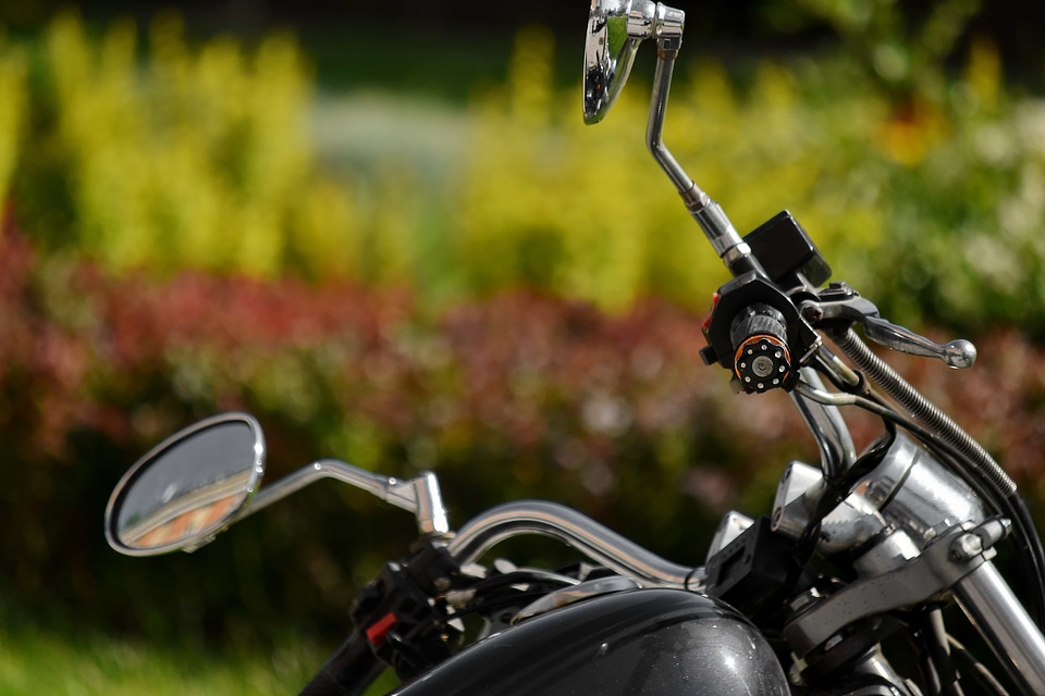 Luxury mirror motorcycle