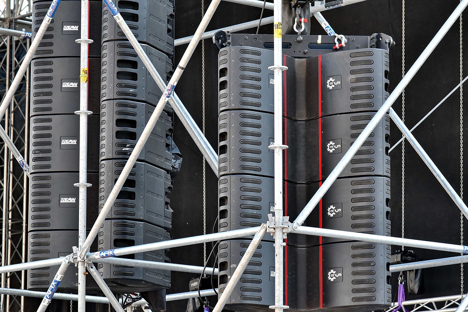 Industrial metal speakers