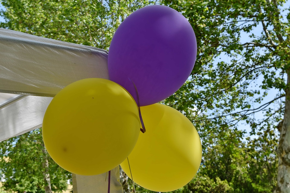 Birthday decoration helium
