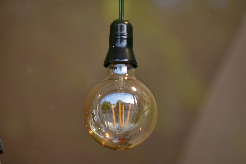Glass light bulb lamp