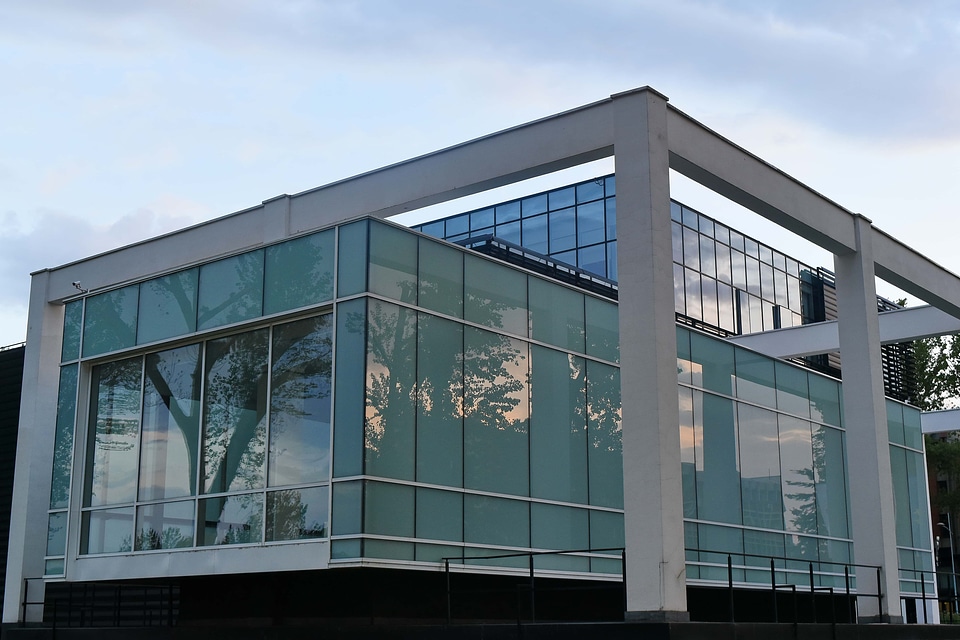 Facade futuristic modern