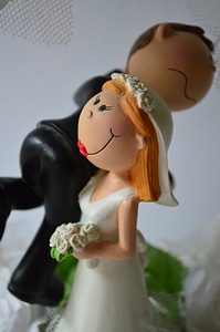 Pie gesteck marriage figures