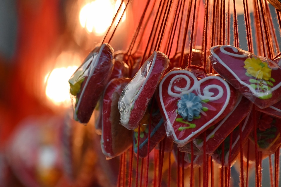 Candy confectionery heart