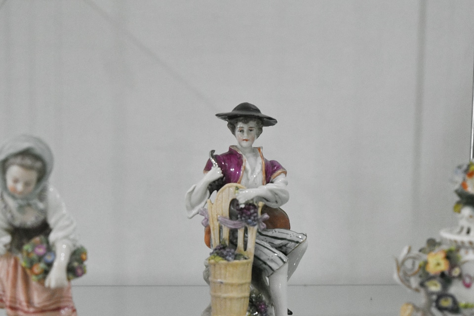 Ceramics porcelain portrait