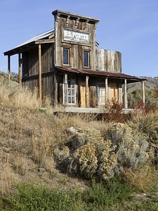 Wooden western style wild west photo