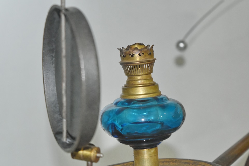 Glass lamp spotlight