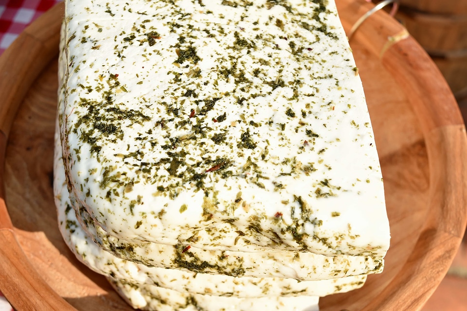 Food cheese wood