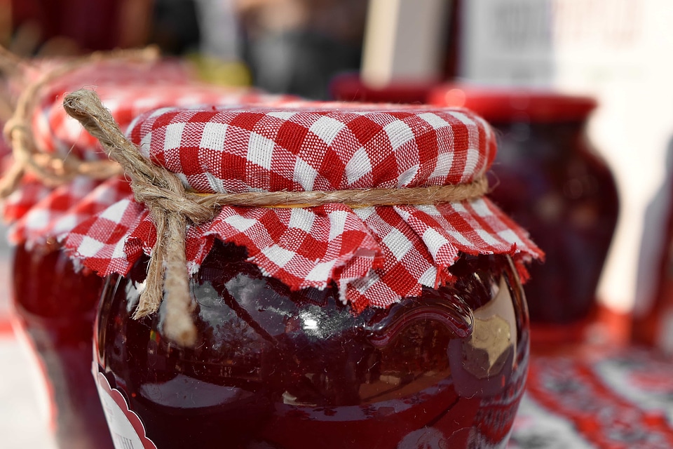 Gelatin handmade jam