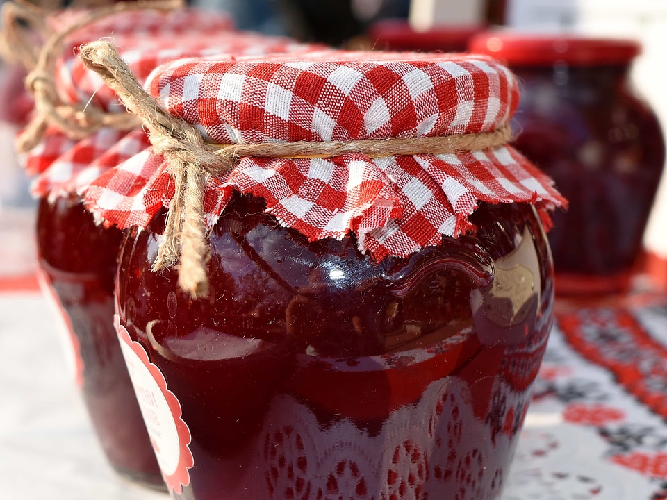 Jar gelatin sweet