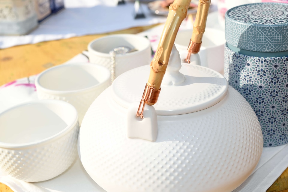 Bamboo ceramics pottery