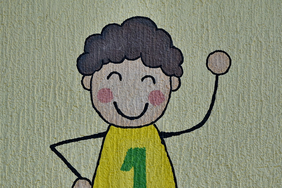 Childhood graffiti symbol
