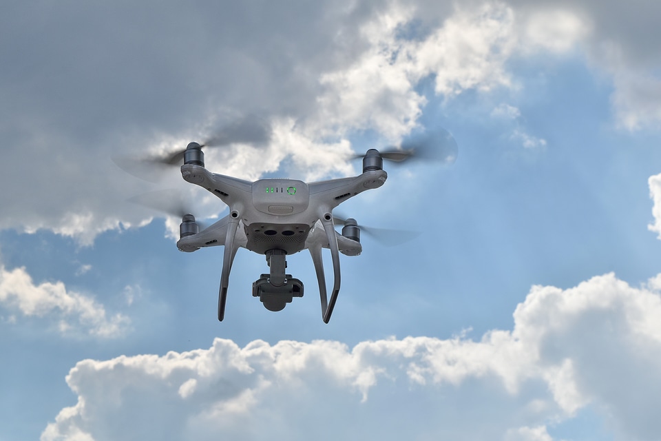 Blue Sky device dron
