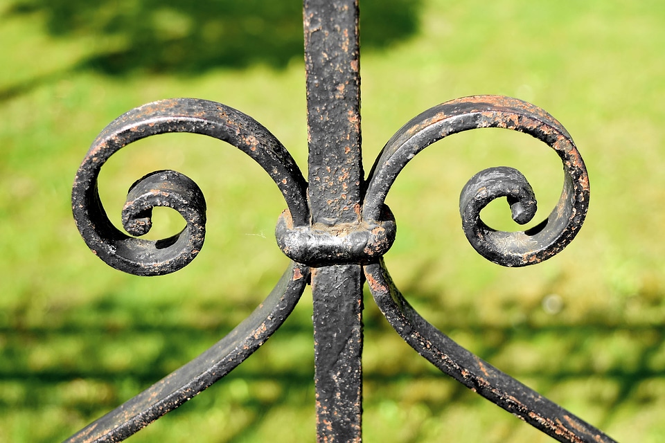 Cast Iron fence handmade