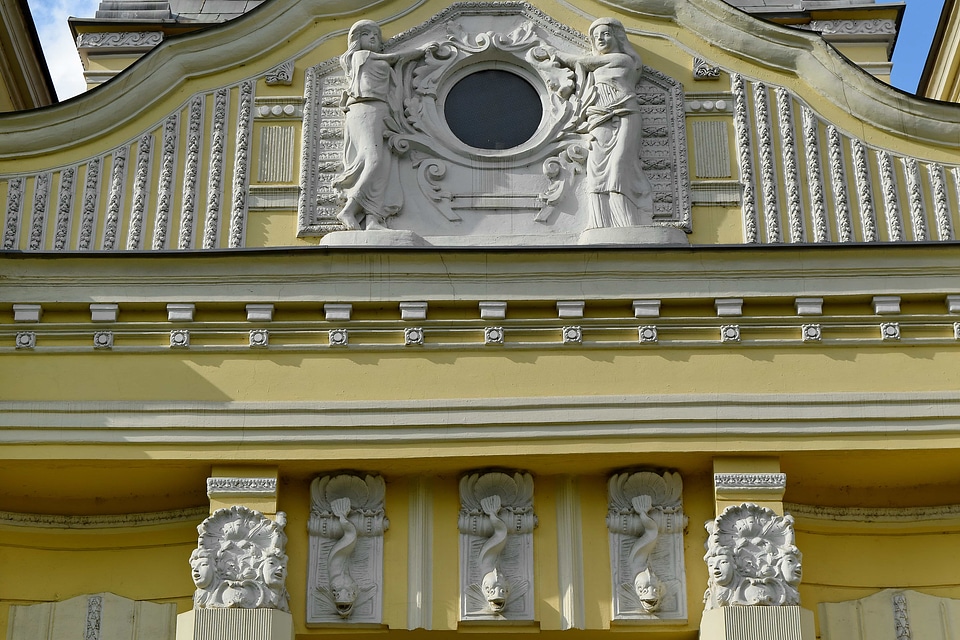 Architecture building facade