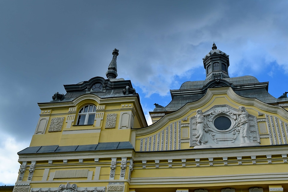 Baroque facade architecture photo