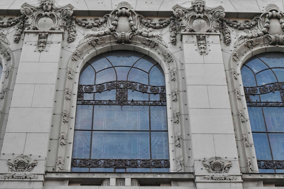 Art capital city facade