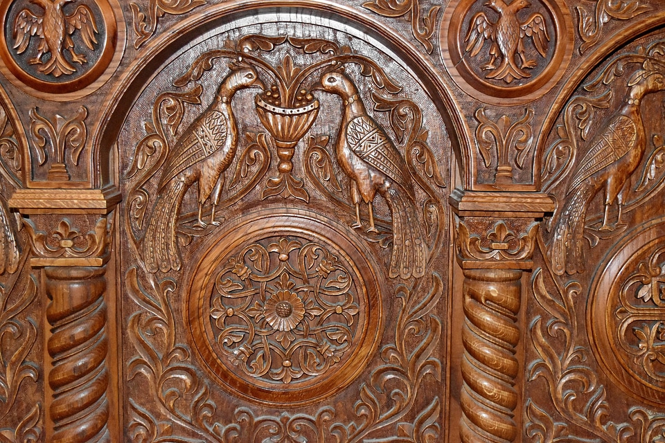 Carving decoration furniture