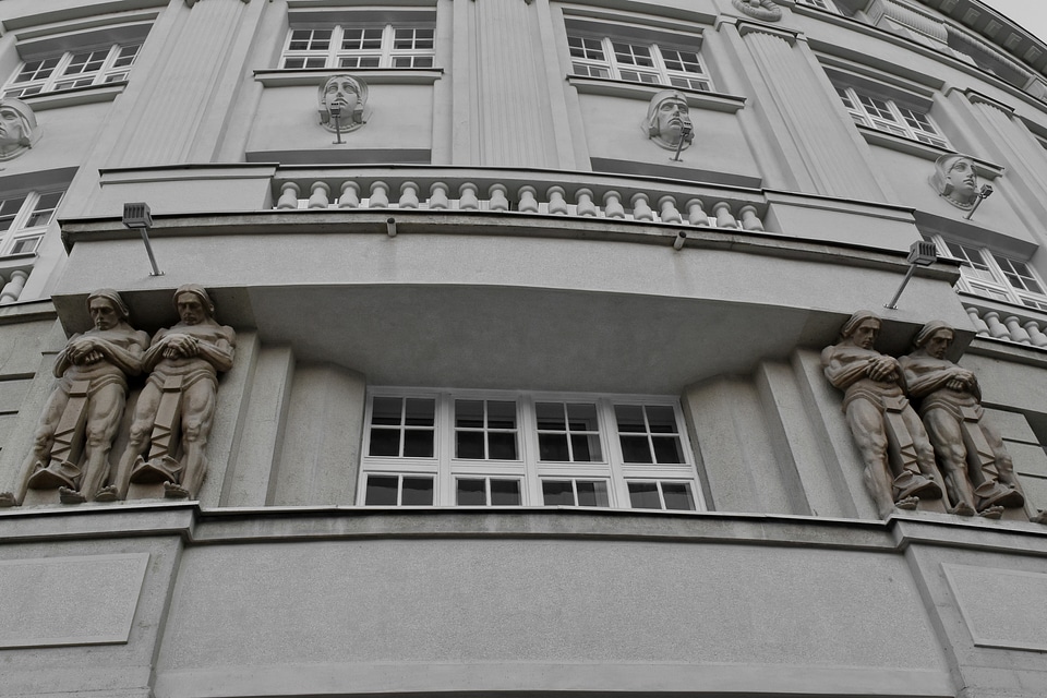 Architecture building balcony