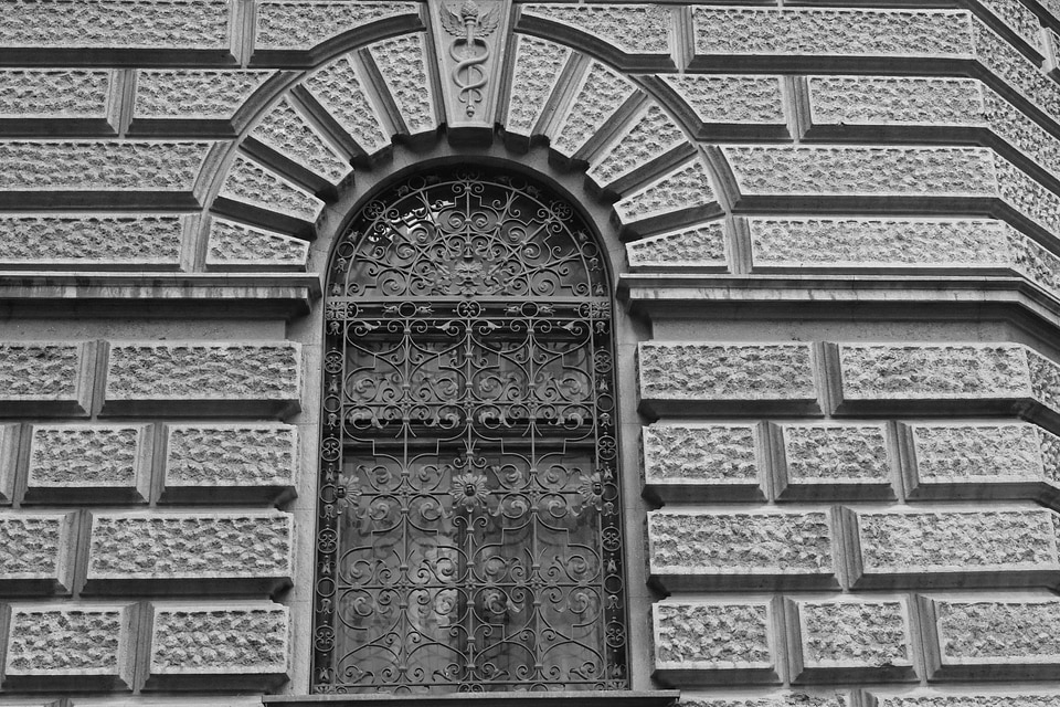 Black And White window architecture