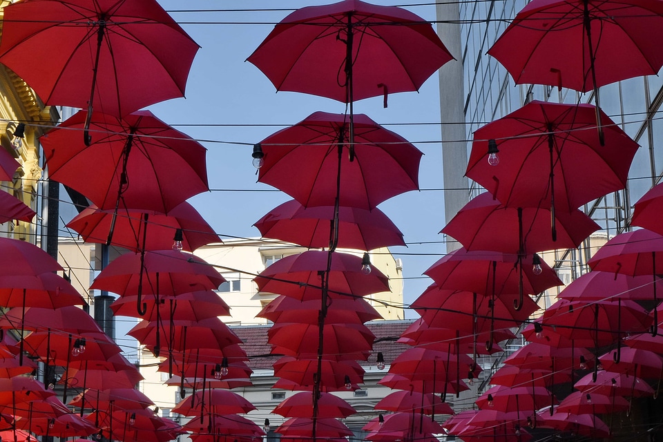 Decoration street umbrella