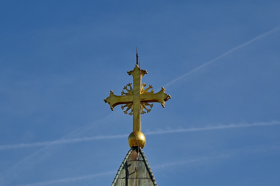 Byzantine cross decorative